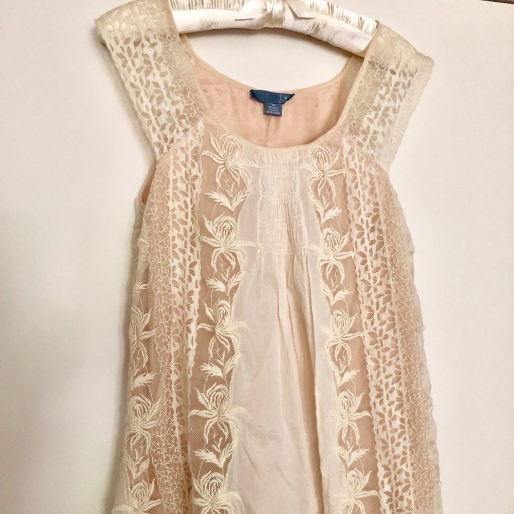 Anthropologie lace top.